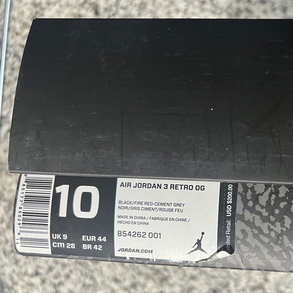 AIR JORDAN 3 RETRO OG - Picture 5 of 5